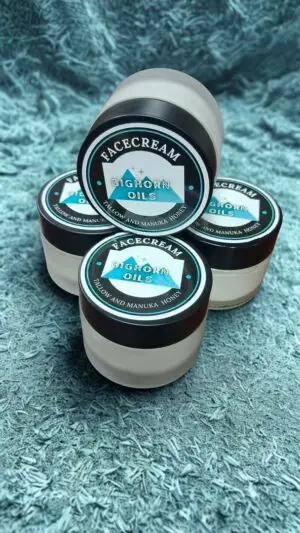 Whipped Tallow & New Zealand ManuKa Honey Face Cream - 2 oz jar - Hand Made BigHorn Oils